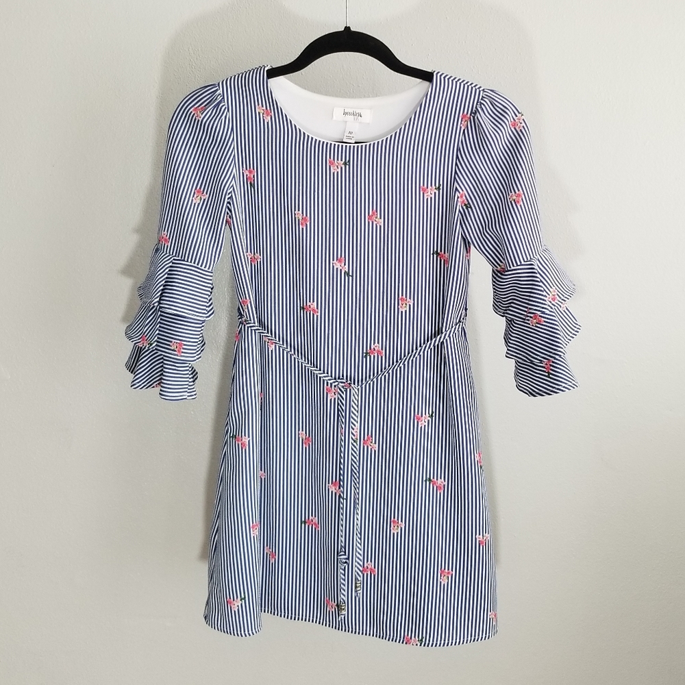 Stripe Floral Dress (Girl)